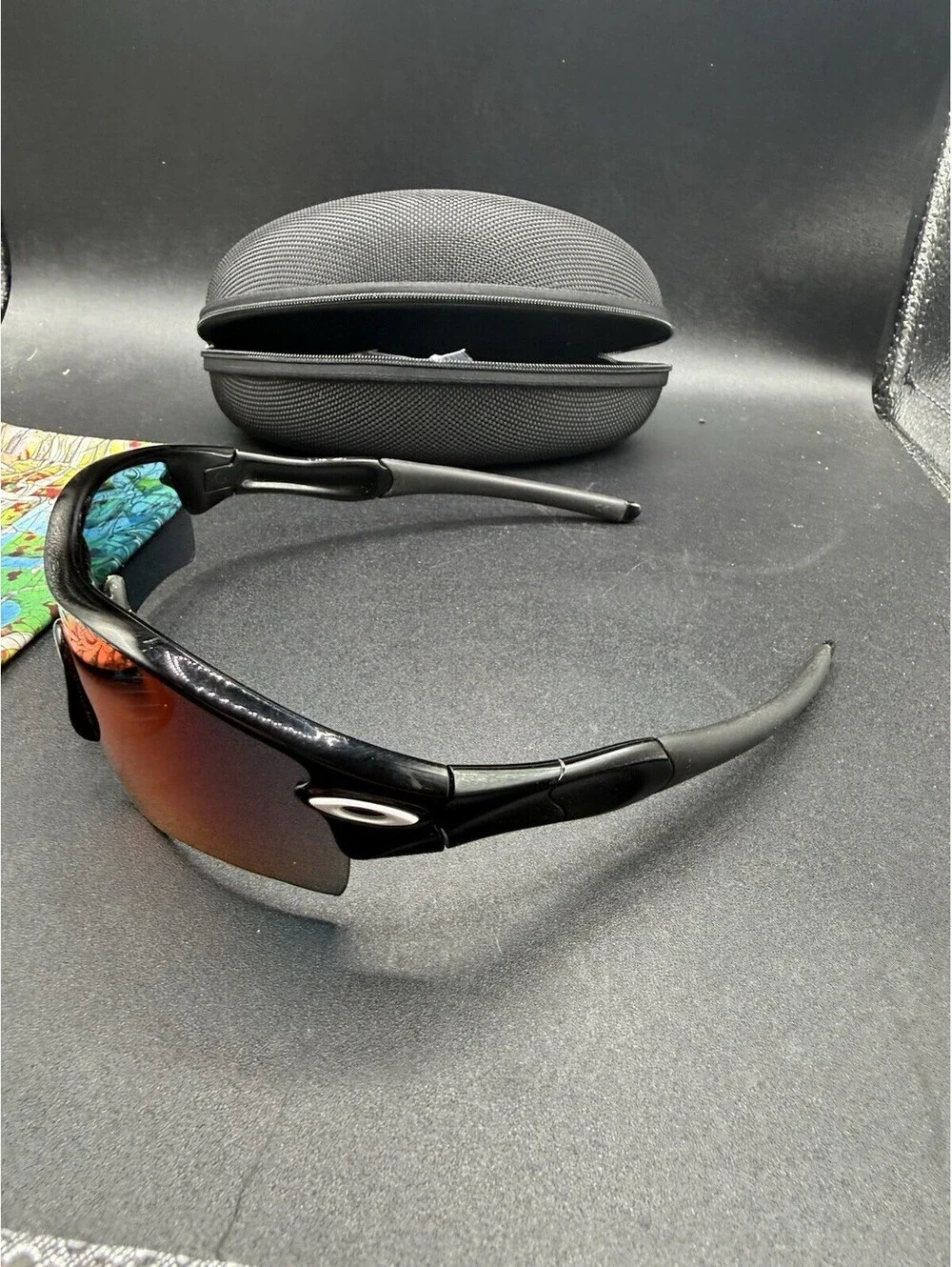 Oakley Radar Path Polished Black/Ruby Iridium Lenses